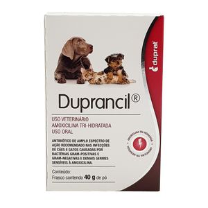 Duprancil Oral 40g Duprat Antibiótico Cães e Gatos
