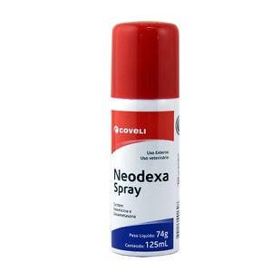 Neodexa Spray 74g 125ml Coveli Antibiotico e antifúngico Cães e Gatos