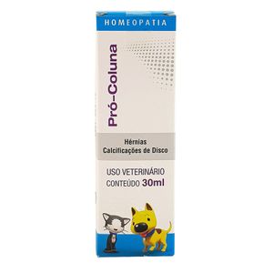 Pró-Coluna 30ml Homeopet Real H Homeopatico Cães e Gatos