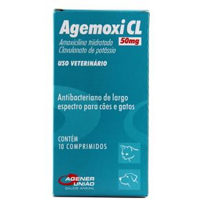 Agemoxi CL 50mg 10 comp Antibiótico Agener União