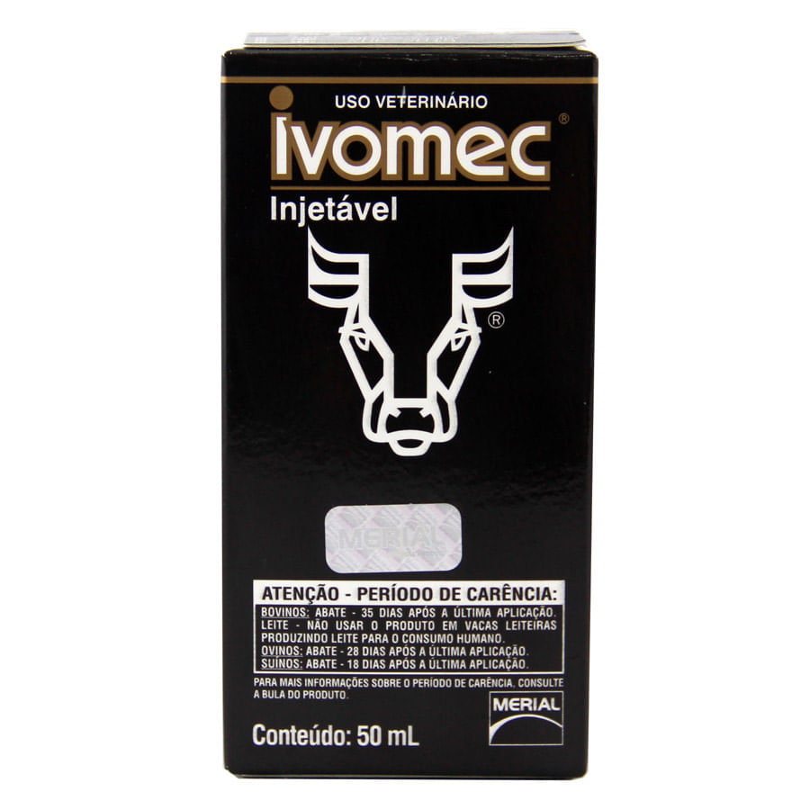 Ivomec Injetável 50ml (Ivermectina) Antiparasitário Merial ...