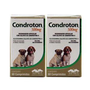 Condroton 500mg 60 comprimidos KIT 2 unid Vetnil
