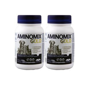 Aminomix Gold 120 comprimidos Vetnil  KIT 2 unidades