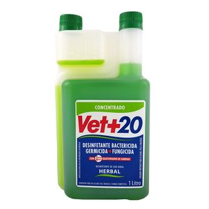 Vet+20 Desinfetante Bactericida Concentrado Herbal 1L