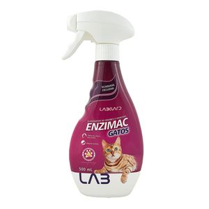 Enzimac Spray Gatos 500ml Labgard Eliminador Odores e manchas