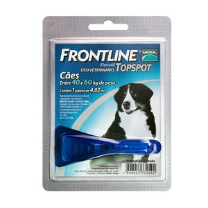 Frontline Top Spot Cães 40 a 60kg Antipulgas Boehringer