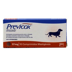 Previcox 57mg 10 comprimidos Boehringer Anti-inflamatório Cães