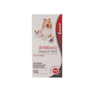 Antitóxico Oral 20ml Duprat Cães e Gatos