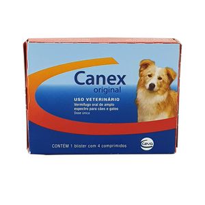 Canex Original Vermífugo Cães 4 comprimidos Ceva