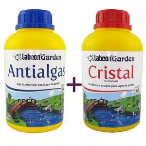 Kit Antialgas 1kg + Cristal 1L Labcon Garden Alcon